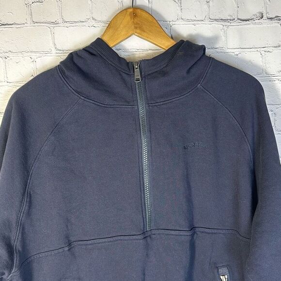 Merrell Scout Hoody Hoodie Quarter Zip Black size S Small JMS26323 - Picture 3 of 9